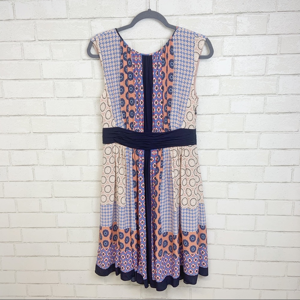 Boden Multi-Print Fit & Flare Dress